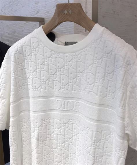 dior embossed t shirt